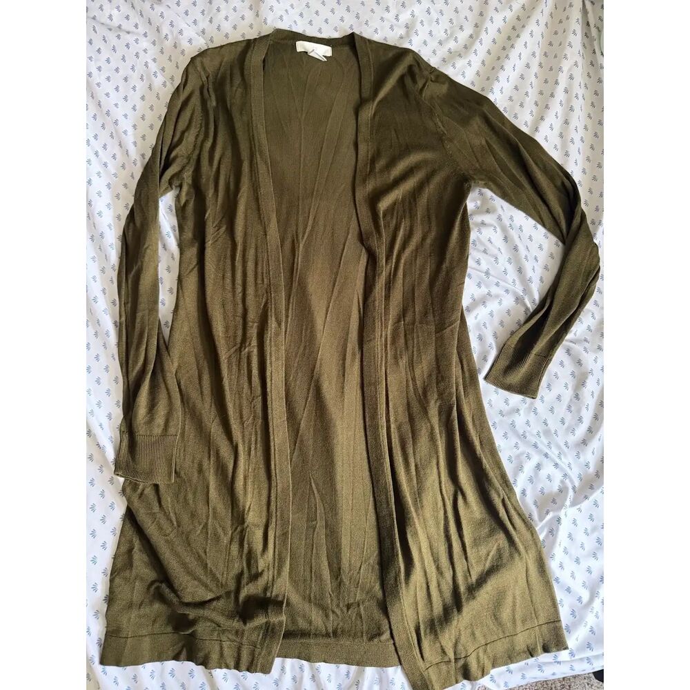H&M Lightweight, open-front, long cardigan